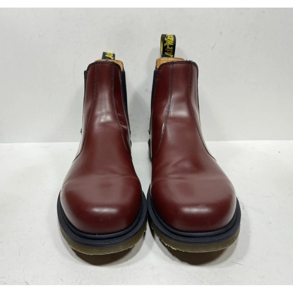 Doc Dr.‎ Martens 2976 Chelsea Boots Mens Size 13 Red Leather Ankle